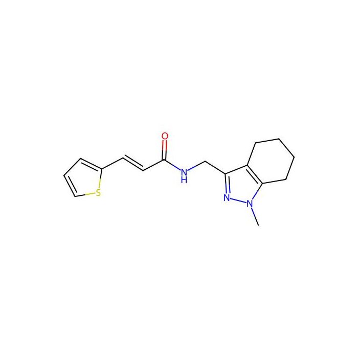 N-[(1-methyl-4,5,6,7-tetrahydroindazol-3-yl)methyl]-3-(2-thienyl)prop-2-enamide - ≥97% CAS No(1448139-70-5) by Aladdin Scientific