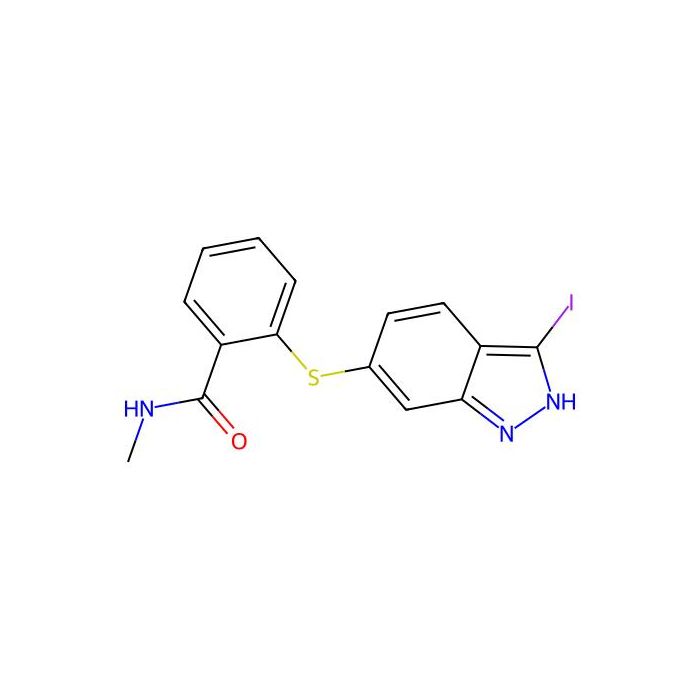 2-[(3-iodo-2H-indazol-6-yl)sulfanyl]-N-methylbenzamide - ≥95% CAS No(885126-34-1) by Aladdin Scientific