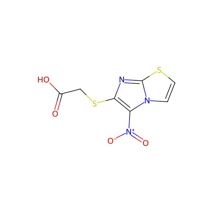 2-[(5-Nitroimidazo[2,1-b][1,3]thiazol-6-yl)sulfanyl]acetic acid -  CAS No(339022-47-8) by Aladdin Scientific