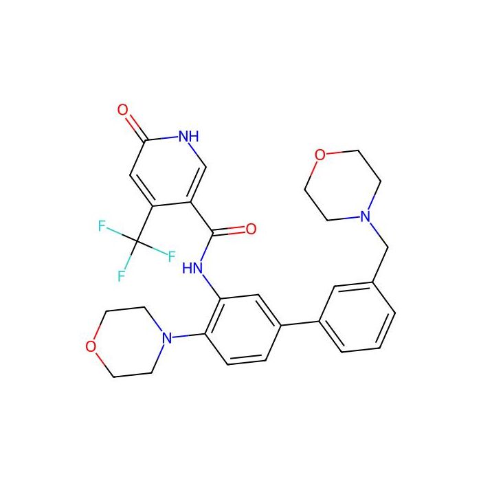 N-[2-morpholin-4-yl-5-[3-(morpholin-4-ylmethyl)phenyl]phenyl]-6-oxo-4-(trifluoromethyl)-1H-pyridine-3-carboxamide - ≥99% CAS No(1801873-49-3) by Aladdin Scientific