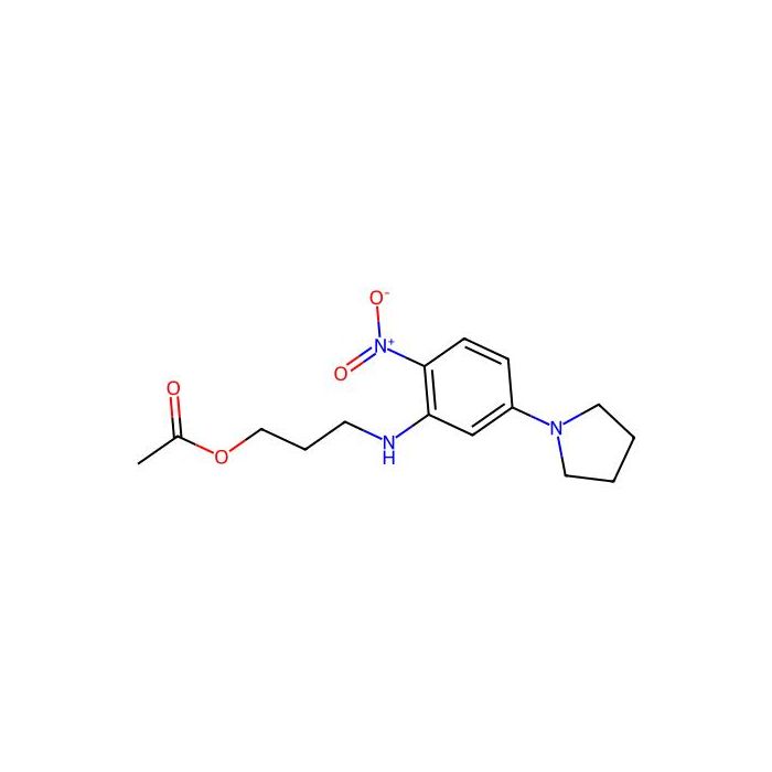 3-((2-Nitro-5-(pyrrolidin-1-yl)phenyl)amino)propyl acetate - ≥97% CAS No(332390-80-4) by Aladdin Scientific