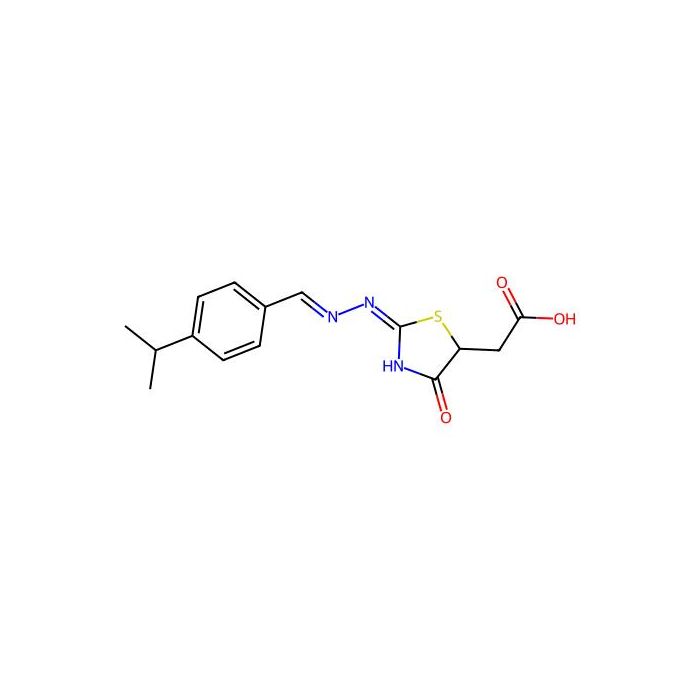 (2-[N'-(4-Isopropyl-benzylidene)-hydrazino]-4-oxo-4,5-dihydro-thiazol-5-yl)-acetic acid - ≥95% CAS No(339304-10-8) by Aladdin Scientific