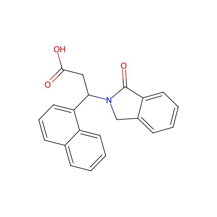 3-(1-naphthyl)-3-(1-oxo-1,3-dihydro-2H-isoindol-2-yl)propanoic acid -  CAS No(439096-80-7) by Aladdin Scientific