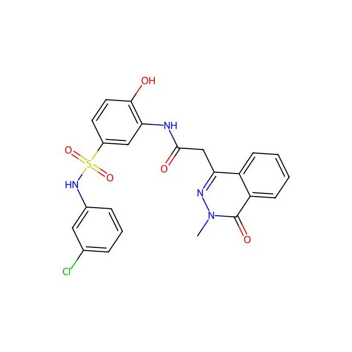 N-(5-(N-(3-chlorophenyl)sulfamoyl)-2-hydroxyphenyl)-2-(3-methyl-4-oxo-3,4-dihydrophthalazin-1-yl)acetamide -  CAS No(1016456-76-0) by Aladdin Scientific