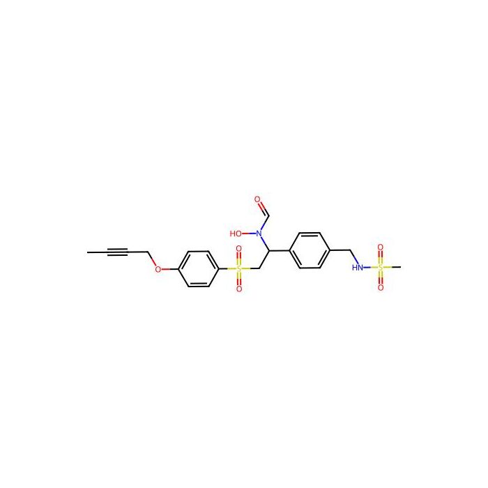 N-{2-[4-(but-2-yn-1-yloxy)benzenesulfonyl]-1-[4-(methanesulfonamidomethyl)phenyl]ethyl}-N-hydroxyformamide - ≥99% CAS No(1365803-52-6) by Aladdin Scientific