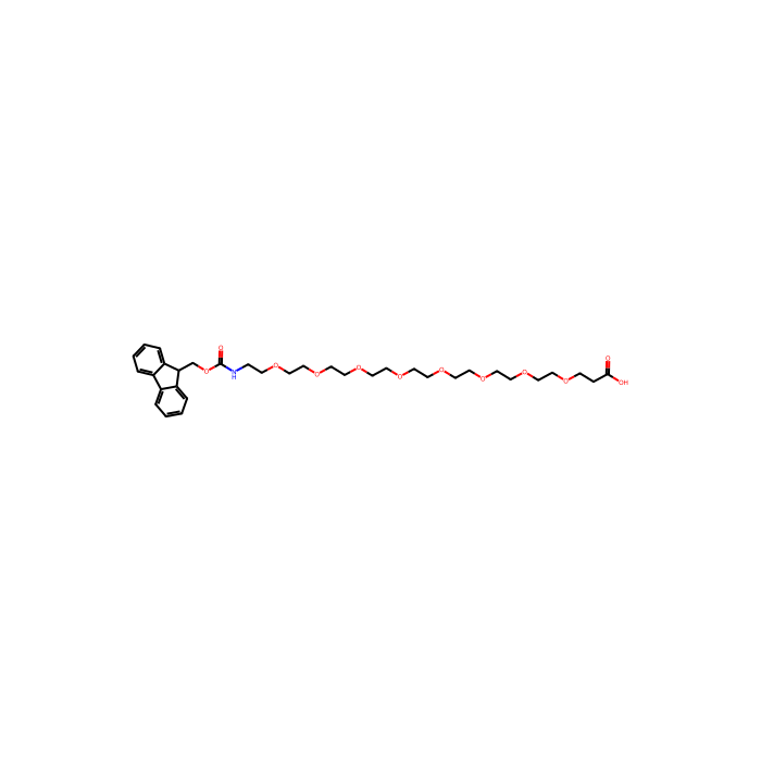 5,8,11,14,17,20,23,26-Octaoxa-2-azanonacosanedioic acid 1-(9H-fluoren-9-ylmethyl) ester - ≥98% CAS No(756526-02-0) by Aladdin Scientific