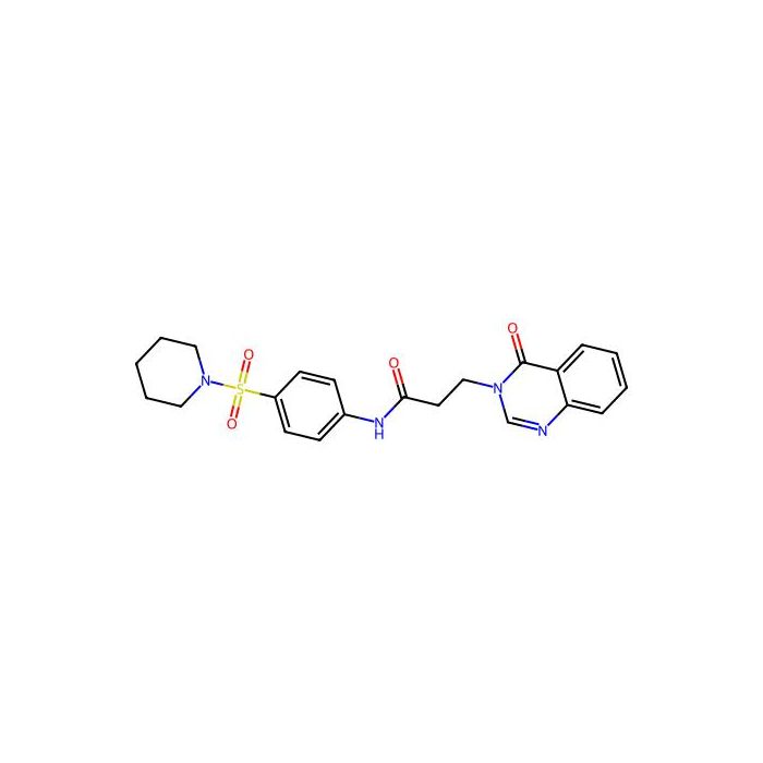 3-(4-oxo-3(4H)-quinazolinyl)-N-[4-(1-piperidinylsulfonyl)phenyl]propanamide - ≥99% CAS No(701225-07-2) by Aladdin Scientific