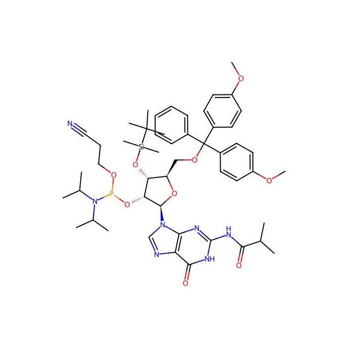 3'-O-tert-Butyldimethylsilyl-5'-O-DMT-N2-isobutyrylguanosine 2'-CE phosphoramidite - ≥98% CAS No(1445905-51-0) by Aladdin Scientific