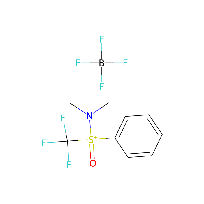 [(Oxido)phenyl(trifluoromethyl)-λ4-sulfanylidene]dimethylammonium Tetrafluoroborate - ≥98% CAS No(1046786-08-6) by Aladdin Scientific