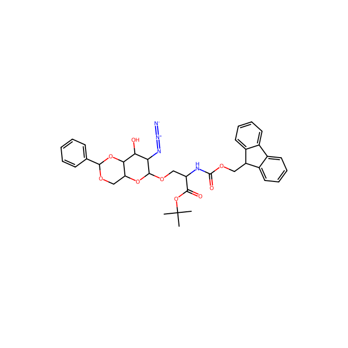 O-(2-Azido-4,6-O-benzylidene-2-deoxy-α-D-galactopyranosyl)-N-[(9H-fluoren-9-ylmethoxy)carbonyl]-L-serine tert-Butyl Ester - ≥92%(HPLC) CAS No(878483-02-4) by Aladdin Scientific