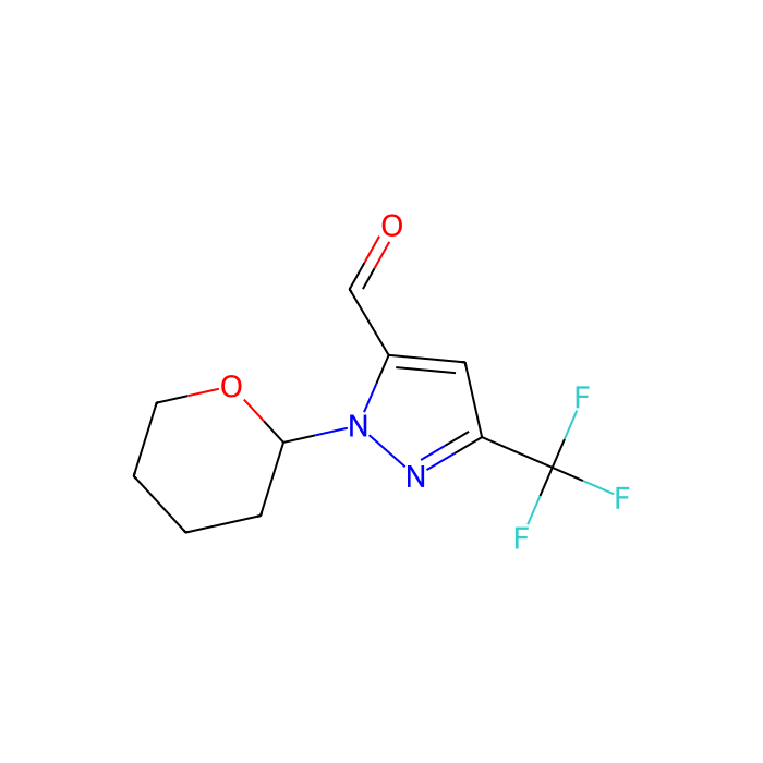 1-(Oxan-2-yl)-3-(trifluoromethyl)pyrazole-5-carboxaldehyde - ≥97% CAS No(1437794-28-9) by Aladdin Scientific