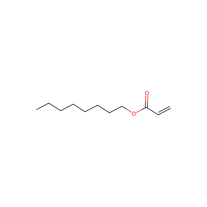 n-Octyl Acrylate - ≥97%, stabilized with MEHQ CAS No(2499-59-4) by Aladdin Scientific