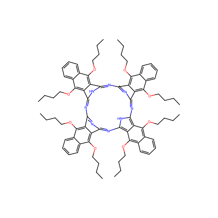 5,9,14,18,23,27,32,36-Octabutoxy-2,3-naphthalocyanine - Dye content 95% CAS No(105528-25-4) by Aladdin Scientific