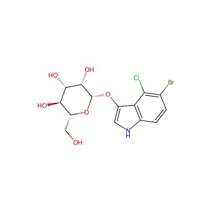 (2S,3S,4S,5S,6R)-2-[(5-bromo-4-chloro-1H-indol-3-yl)oxy]-6-(hydroxymethyl)oxane-3,4,5-triol - ≥98% CAS No(129787-67-3) by Aladdin Scientific