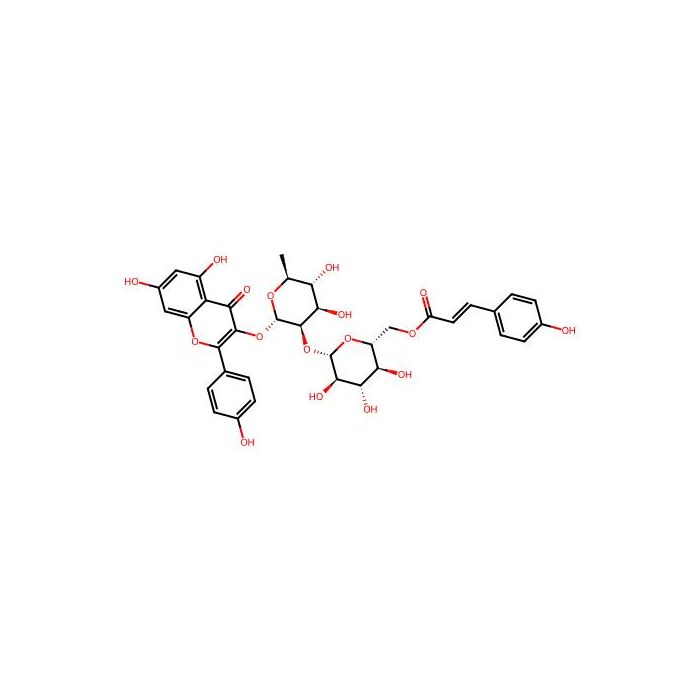 3-O-{2-O-[6-O-(p-hydroxyl-E-coumaroyl)-glucosyl]-(1-2)rhamnosyl kaempferol - ≥98% CAS No(111957-48-3) by Aladdin Scientific