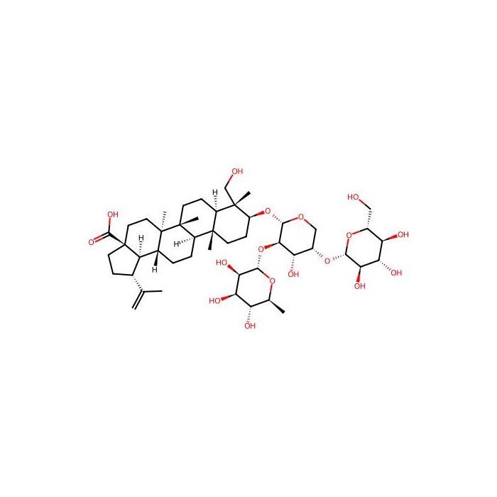(3β,4α)-3-(O-6-Deoxy-α-L-mannopyranosyl-(1→2)-O-β-D-glucopyranosyl-(1→4)-α-L-arabinopyranosyl)oxy-23-hydroxylup-20(29)-en-28-oic Acid - ≥98% CAS No(848784-85-0) by Aladdin Scientific
