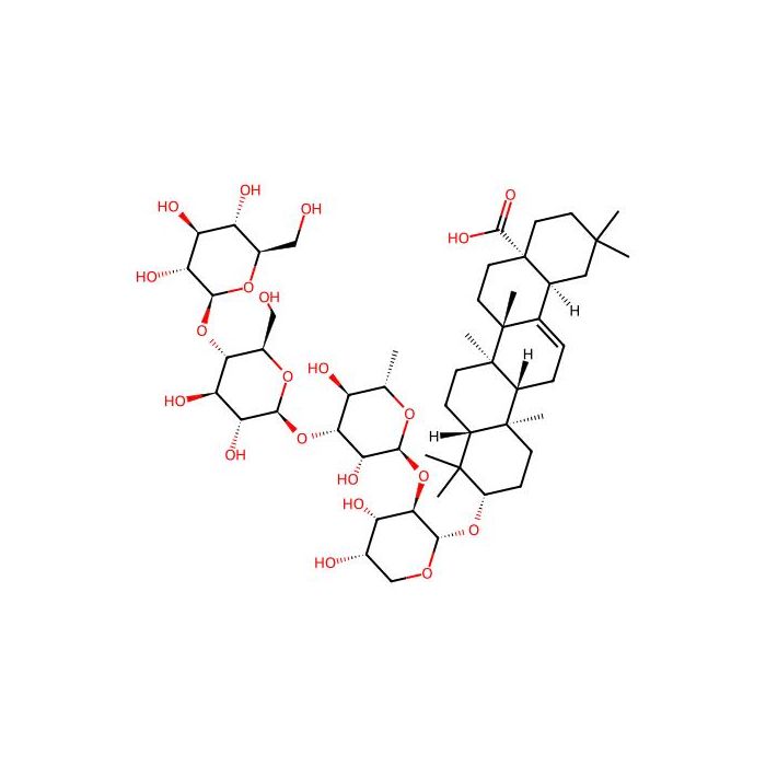 Oleanolic acid - 3-O-β-D- Galactosyl( 1→3)-β-D-glucosyl( 1→3)-α-L-rhamnosyl(1→2)-α-L-arabinoside - ≥98% CAS No(244202-36-6) by Aladdin Scientific