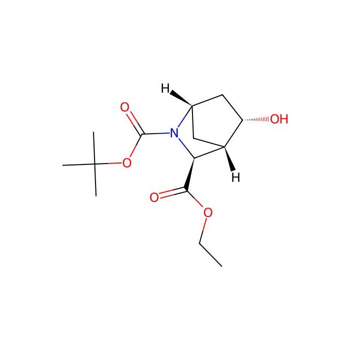 O2-tert-butyl O3-ethyl (1S,3S,4S,5S)-5-hydroxy-2-azabicyclo[2.2.1]heptane-2,3-dicarboxylate - ≥97% CAS No(1173294-47-7) by Aladdin Scientific