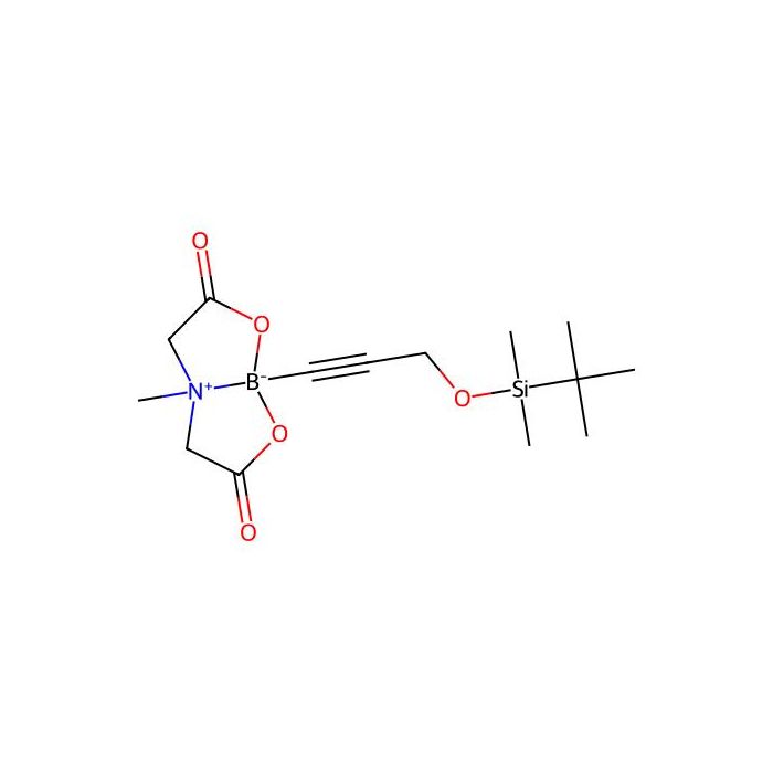 1-[3-[tert-butyl(dimethyl)silyl]oxyprop-1-ynyl]-5-methyl-2,8-dioxa-5-azonia-1-boranuidabicyclo[3.3.0]octane-3,7-dione - ≥97% CAS No(1373340-75-0) by Aladdin Scientific