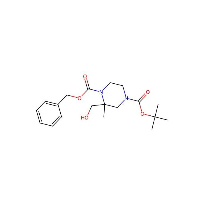 O1-benzyl O4-tert-butyl 2-(hydroxymethyl)-2-methyl-piperazine-1,4-dicarboxylate - ≥97% CAS No(2446738-87-8) by Aladdin Scientific
