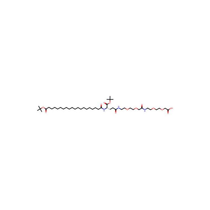 2-(2-{2-[2-(2-{2-[(4S)-5-(tert-butoxy)-4-[20-(tert-butoxy)-20-oxoicosanamido]-5-oxopentanamido]ethoxy}ethoxy)acetamido]ethoxy}ethoxy)acetic acid - ≥97% CAS No(1188328-37-1) by Aladdin Scientific
