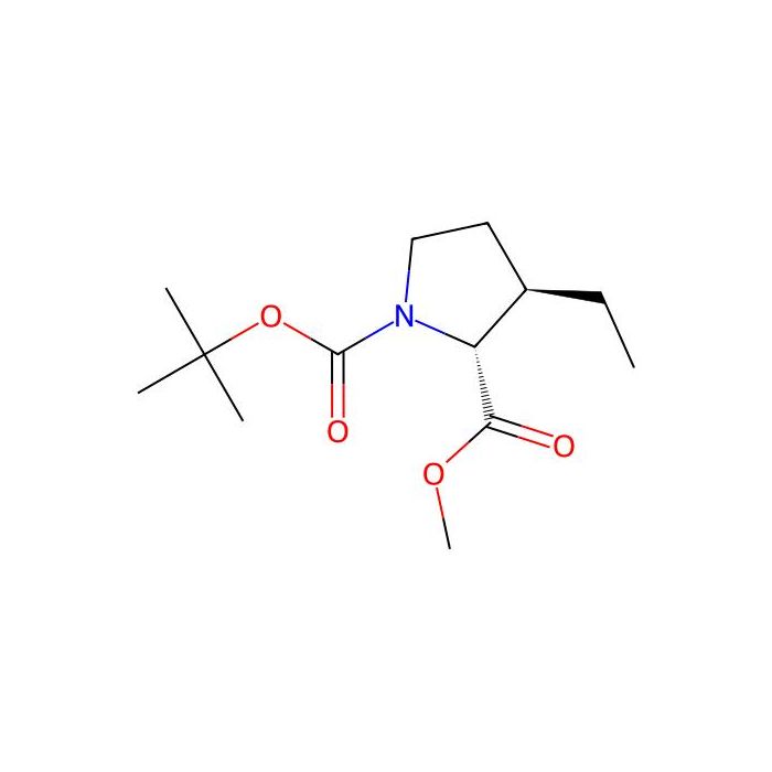 O1-tert-butyl O2-methyl (2R,3R)-3-ethylpyrrolidine-1,2-dicarboxylate - ≥97% CAS No(2891579-92-1) by Aladdin Scientific