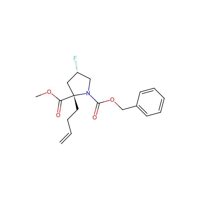 O1-benzyl O2-methyl (2S,4S)-2-but-3-enyl-4-fluoro-pyrrolidine-1,2-dicarboxylate - ≥97% CAS No(2969617-21-6) by Aladdin Scientific