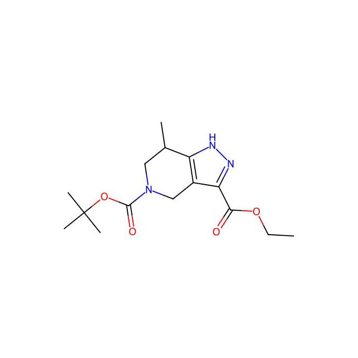 O5-tert-butyl O3-ethyl 7-methyl-2,4,6,7-tetrahydropyrazolo[4,3-c]pyridine-3,5-dicarboxylate - ≥97% CAS No(1816271-94-9) by Aladdin Scientific
