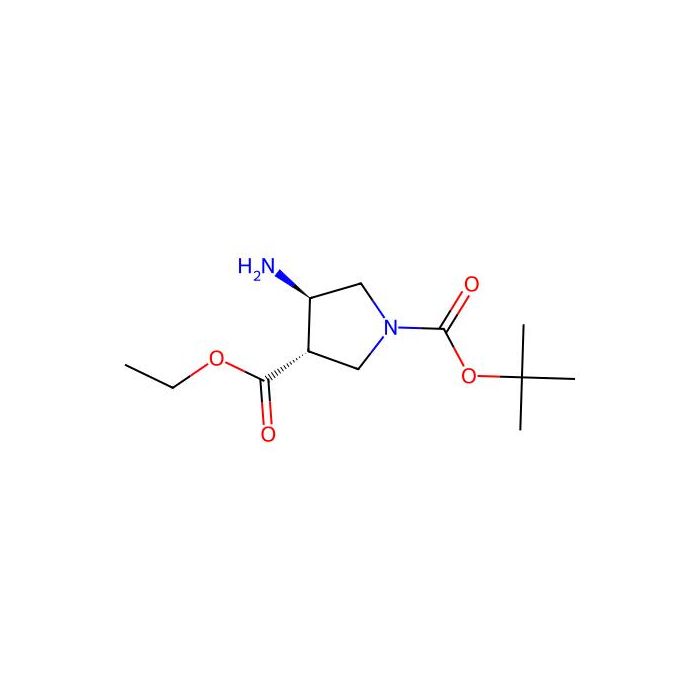 O1-tert-butyl O3-ethyl (3S,4R)-4-aminopyrrolidine-1,3-dicarboxylate - ≥97% CAS No(955422-25-0) by Aladdin Scientific