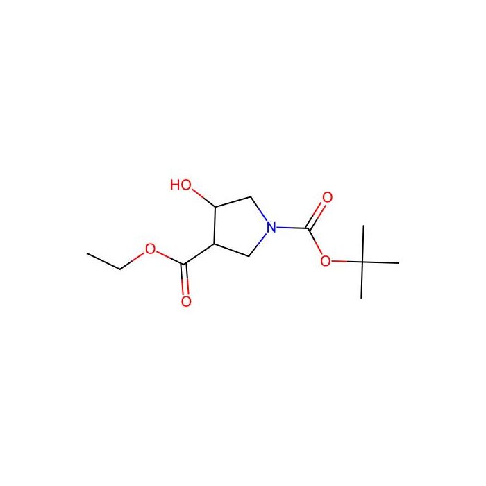 O1-tert-butyl O3-ethyl 4-hydroxypyrrolidine-1,3-dicarboxylate - ≥97% CAS No(146256-99-7) by Aladdin Scientific