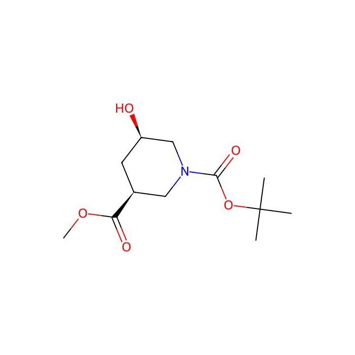 O1-tert-butyl O3-methyl cis-5-hydroxypiperidine-1,3-dicarboxylate - ≥97% CAS No(1246442-45-4) by Aladdin Scientific