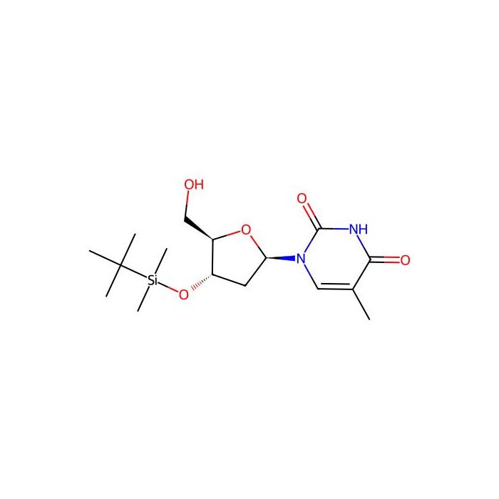 1-((2R，4S，5R)-4-((tert-Butyldimethylsilyl)oxy)-5-(hydroxymethyl)tetrahydrofuran-2-yl)-5-methylpyrimidine-2，4(1H，3H)-dione - ≥97% CAS No(40733-27-5) by Aladdin Scientific