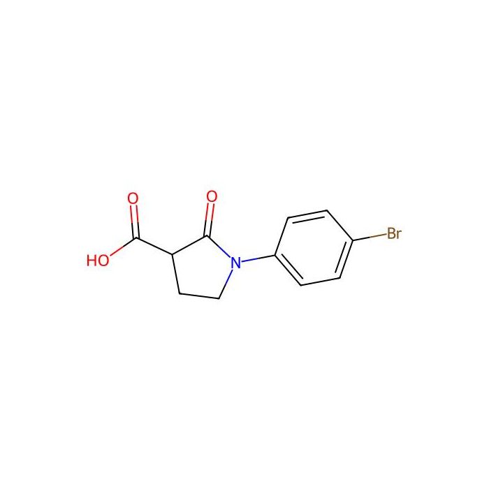 1-(4-Bromophenyl)-2-oxopyrrolidine-3-carboxylic acid - ≥95% CAS No(226881-07-8) by Aladdin Scientific
