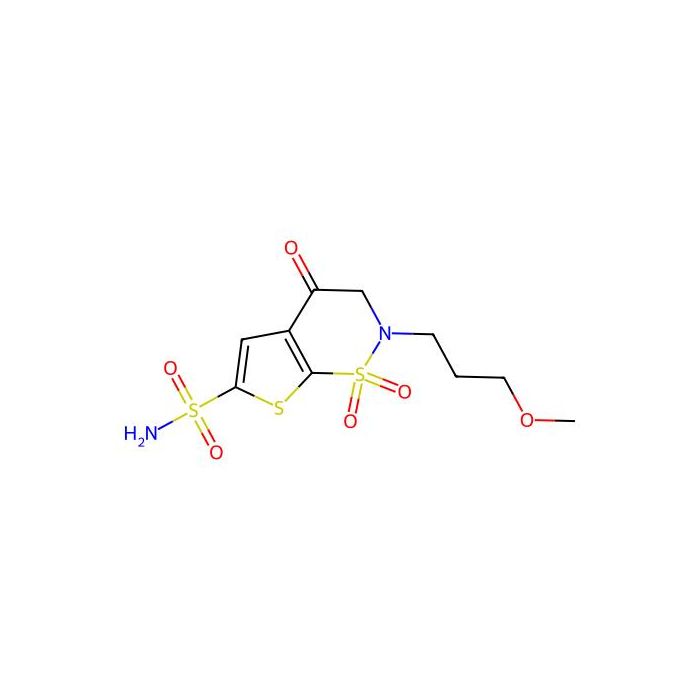 2-(3-Methoxypropyl)-4-oxo-3，4-dihydro-2H-thieno[3，2-e][1，2]thiazine-6-sulfonamide 1，1-dioxide - ≥98% CAS No(154127-41-0) by Aladdin Scientific