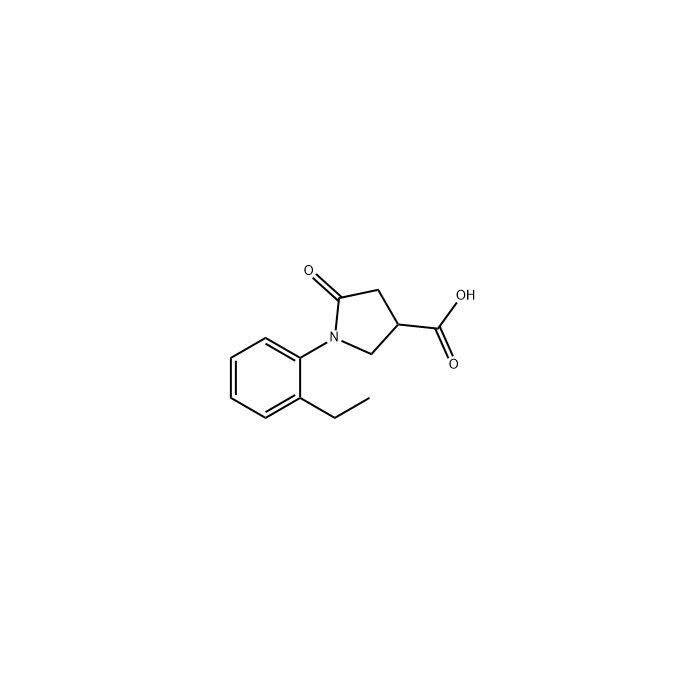 1-(2-Ethylphenyl)-5-oxopyrrolidine-3-carboxylic acid - ≥95% CAS No(63675-17-2) by Aladdin Scientific