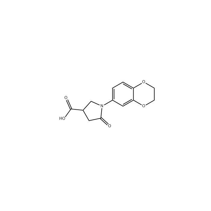 1-(2,3-Dihydrobenzo[b][1,4]dioxin-6-yl)-5-oxopyrrolidine-3-carboxylic acid - ≥97% CAS No(260555-42-8) by Aladdin Scientific