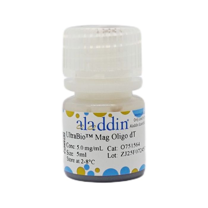UltraBio™ Mag Oligo dT - BioReagent, DNase, RNase free, 5 mg/mL  by Aladdin Scientific
