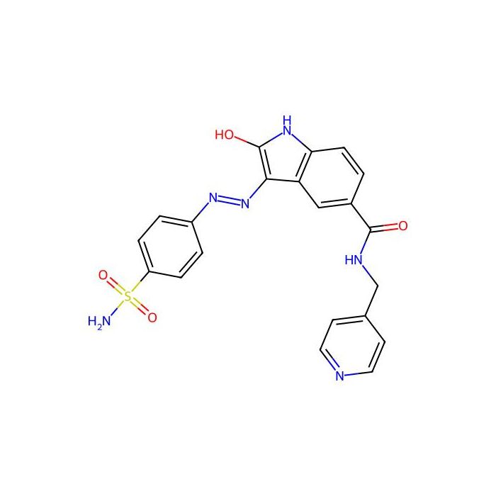 2-oxo-N-(pyridin-4-ylmethyl)-3-[2-(4-sulfamoylphenyl)hydrazinyl]indole-5-carboxamide -  CAS No(388626-82-2) by Aladdin Scientific