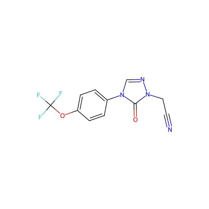 2-{5-oxo-4-[4-(trifluoromethoxy)phenyl]-4,5-dihydro-1H-1,2,4-triazol-1-yl}acetonitrile - ≥90% CAS No(866149-42-0) by Aladdin Scientific
