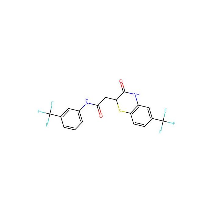 2-[3-oxo-6-(trifluoromethyl)-3,4-dihydro-2H-1,4-benzothiazin-2-yl]-N-[3-(trifluoromethyl)phenyl]acetamide -  CAS No(300812-56-0) by Aladdin Scientific