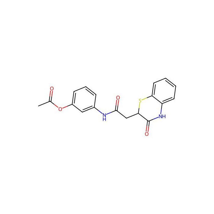 3-(2-(3-oxo-3,4-dihydro-2H-benzo[b][1,4]thiazin-2-yl)acetamido)phenyl acetate -  CAS No(300818-80-8) by Aladdin Scientific