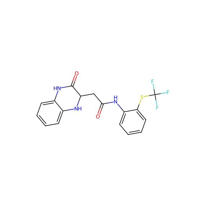 2-(3-oxo-1,2,3,4-tetrahydroquinoxalin-2-yl)-N-(2-((trifluoromethyl)thio)phenyl)acetamide -  CAS No(473445-31-7) by Aladdin Scientific