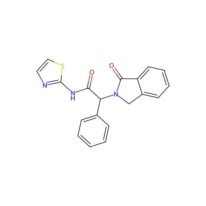 2-(1-oxoisoindolin-2-yl)-2-phenyl-N-(thiazol-2-yl)acetamide - ≥99% CAS No(892772-75-7) by Aladdin Scientific