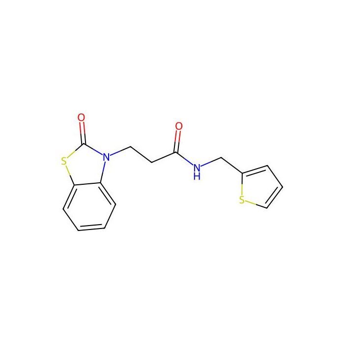 3-(2-oxo-1,3-benzothiazol-3-yl)-N-(thiophen-2-ylmethyl)propanamide - ≥98% CAS No(851989-71-4) by Aladdin Scientific