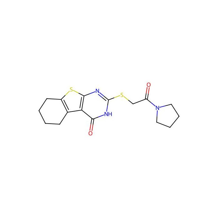 2-(2-oxo-2-pyrrolidin-1-ylethyl)sulfanyl-5,6,7,8-tetrahydro-3H-[1]benzothiolo[2,3-d]pyrimidin-4-one - ≥98% CAS No(325693-15-0) by Aladdin Scientific