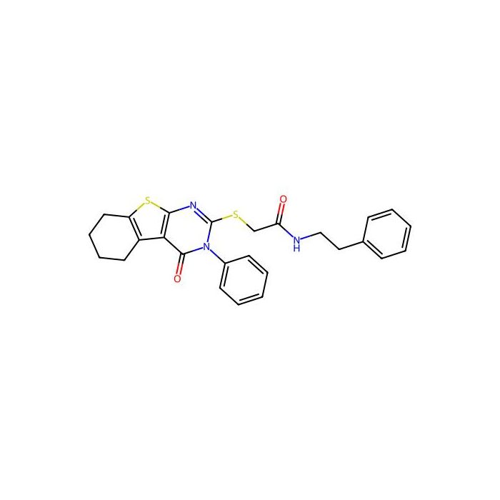 2-[(4-oxo-3-phenyl-3,4,5,6,7,8-hexahydro[1]benzothieno[2,3-d]pyrimidin-2-yl)sulfanyl]-N-(2-phenylethyl)acetamide -  CAS No(362593-83-7) by Aladdin Scientific
