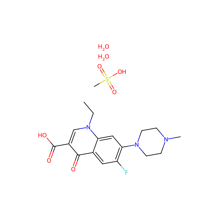 Pefloxacin mesylate dihydrate - ≥99% CAS No(149676-40-4) by Aladdin Scientific
