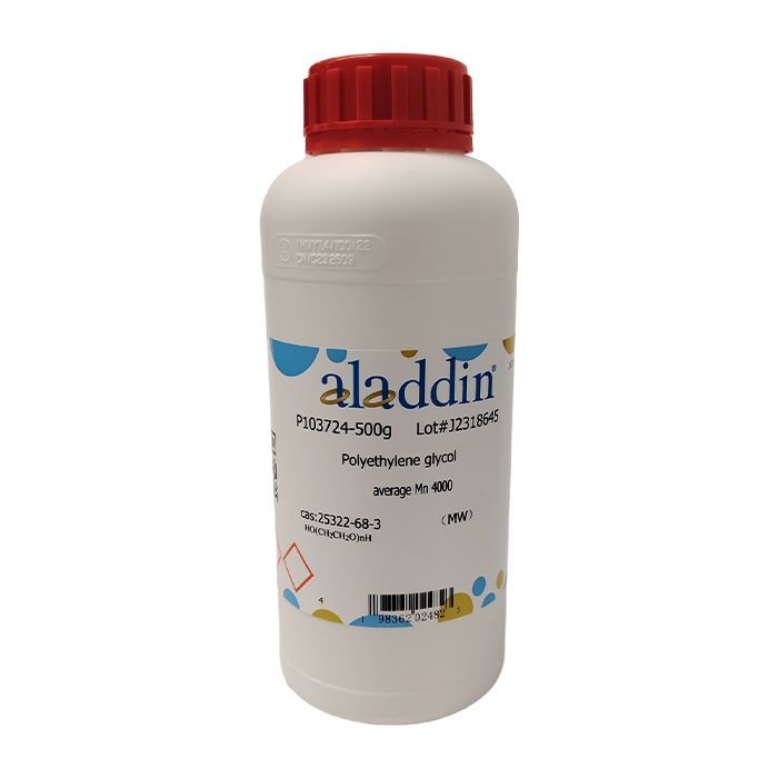 Polyethylene glycol（PEG） - average Mn 4000 CAS No(25322-68-3) by Aladdin Scientific