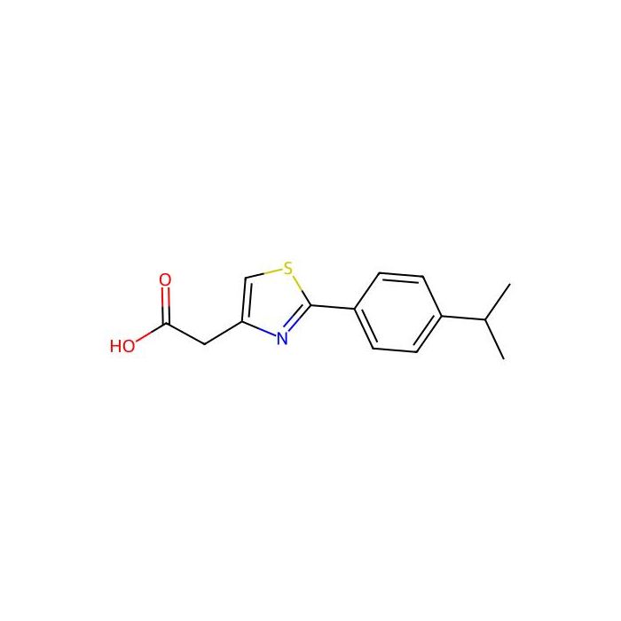 2-(2-(4-(Propan-2-yl)phenyl)-1,3-thiazol-4-yl)acetic acid - ≥97% CAS No(668477-13-2) by Aladdin Scientific