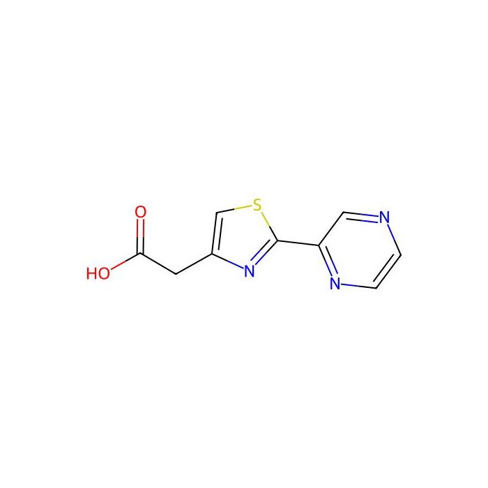 2-(2-(Pyrazin-2-yl)-1,3-thiazol-4-yl)acetic acid - ≥95% CAS No(256529-20-1) by Aladdin Scientific
